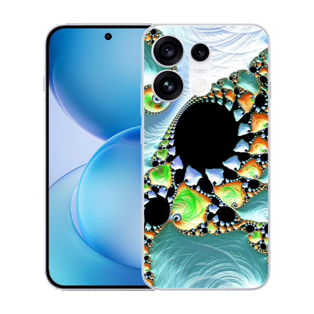 mmCase gél tok az Oppo Reno 16 Pro 5G-hez – absztrakt motívum 21