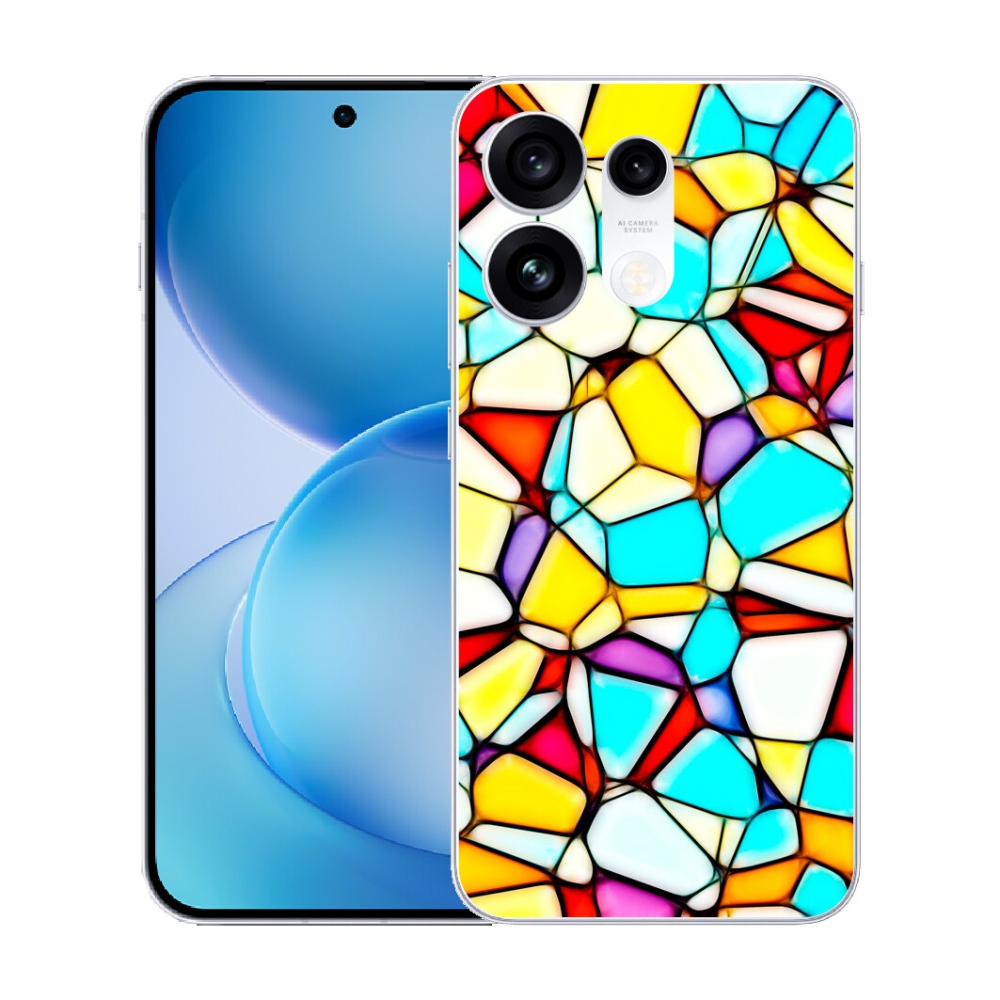 mmCase gél tok az Oppo Reno 16 Pro 5G-hez – absztrakt motívum 40