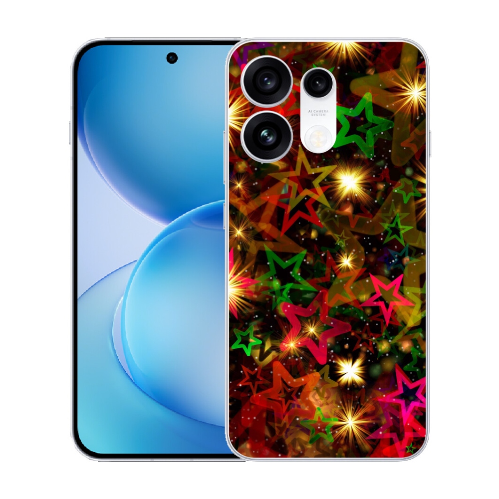 mmCase géltok az Oppo Reno 16 Pro 5G-hez – színes csillagok