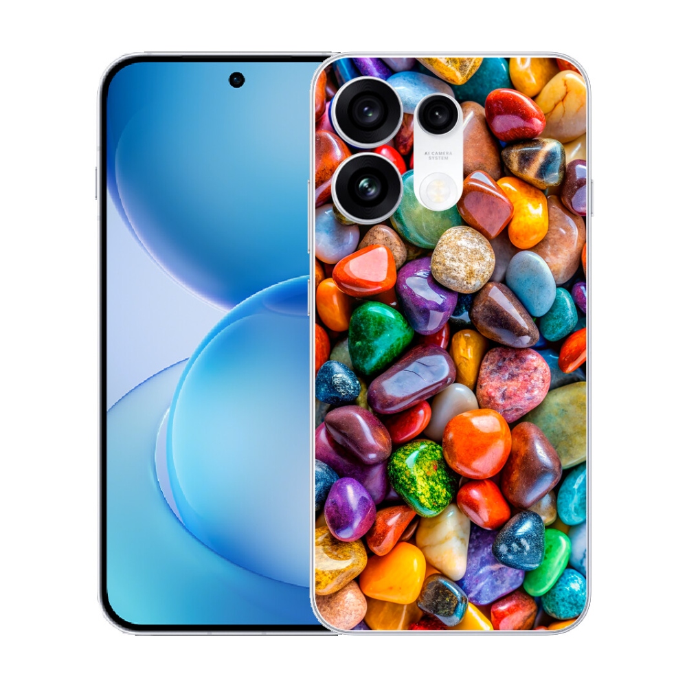 mmCase gél tok az Oppo Reno 16 Pro 5G-hez – színes strasszokkal