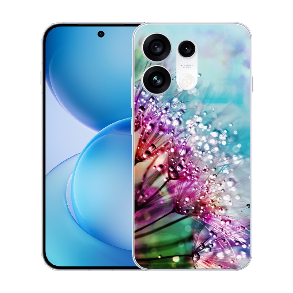 mmCase gél tok az Oppo Reno 16 Pro 5G-hez – színes virágok