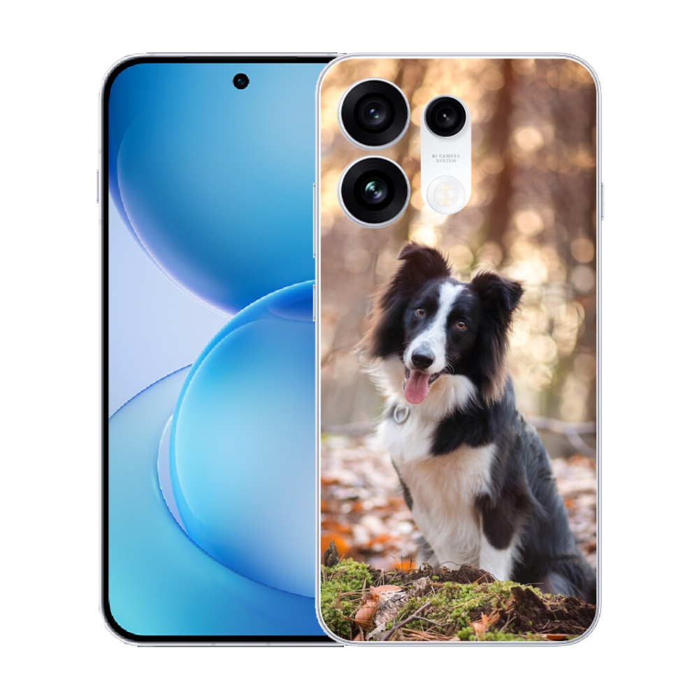 mmCase gél tok az Oppo Reno 16 Pro 5G-hez – border collie 1
