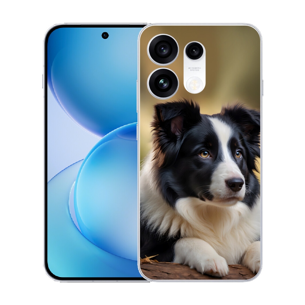 mmCase gél tok az Oppo Reno 16 Pro 5G-hez – border collie 2