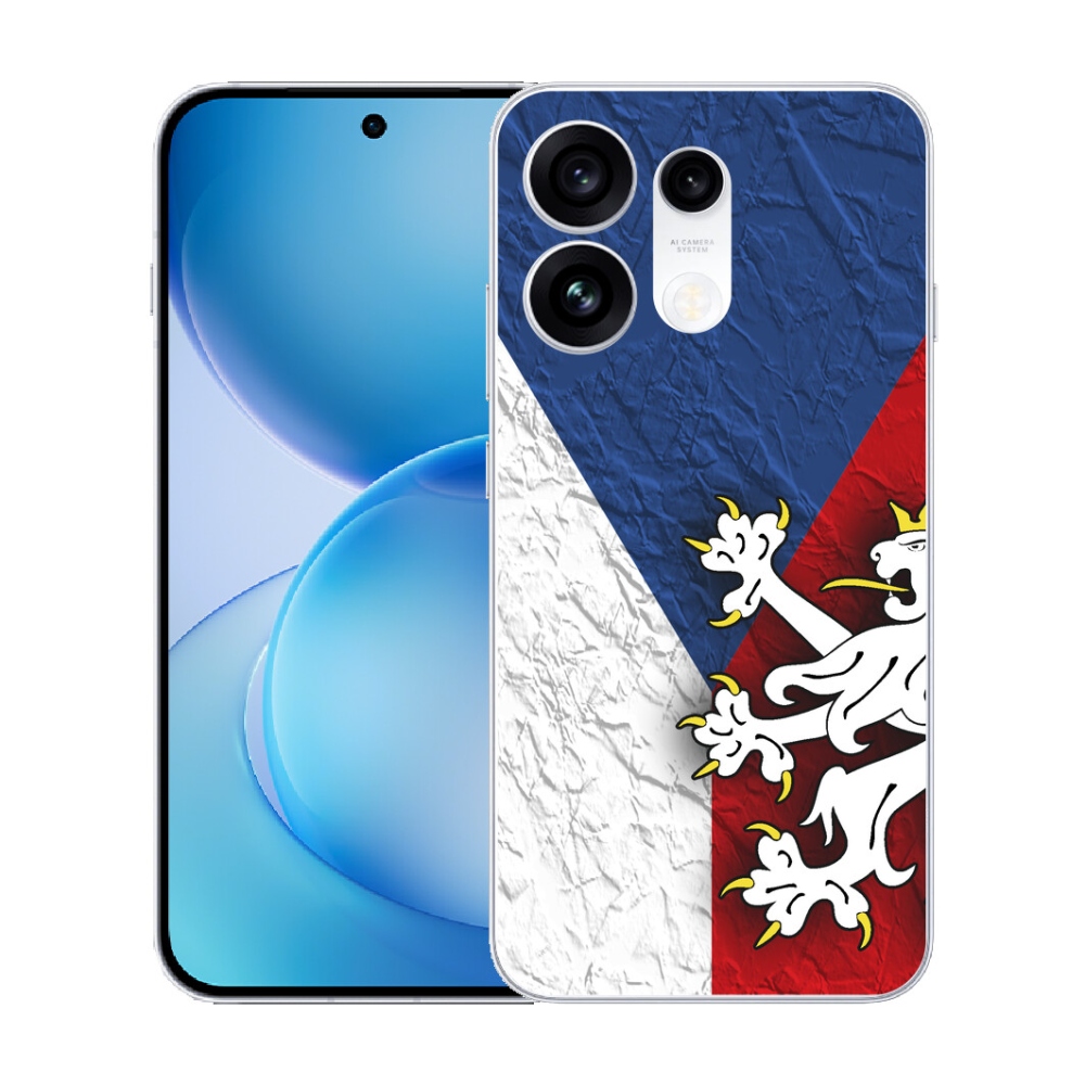 mmCase gél tok az Oppo Reno 16 Pro 5G-hez – cseh zászló 1
