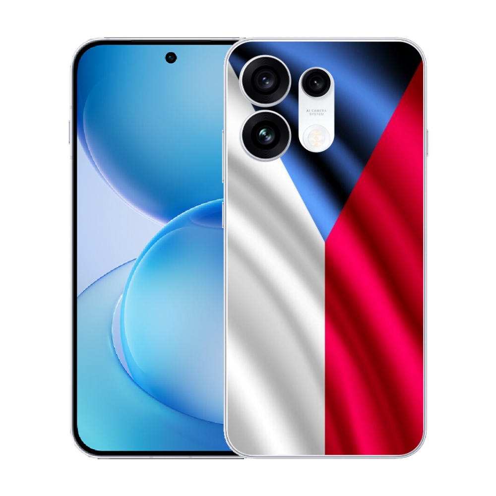 mmCase gél tok az Oppo Reno 16 Pro 5G-hez – cseh zászló