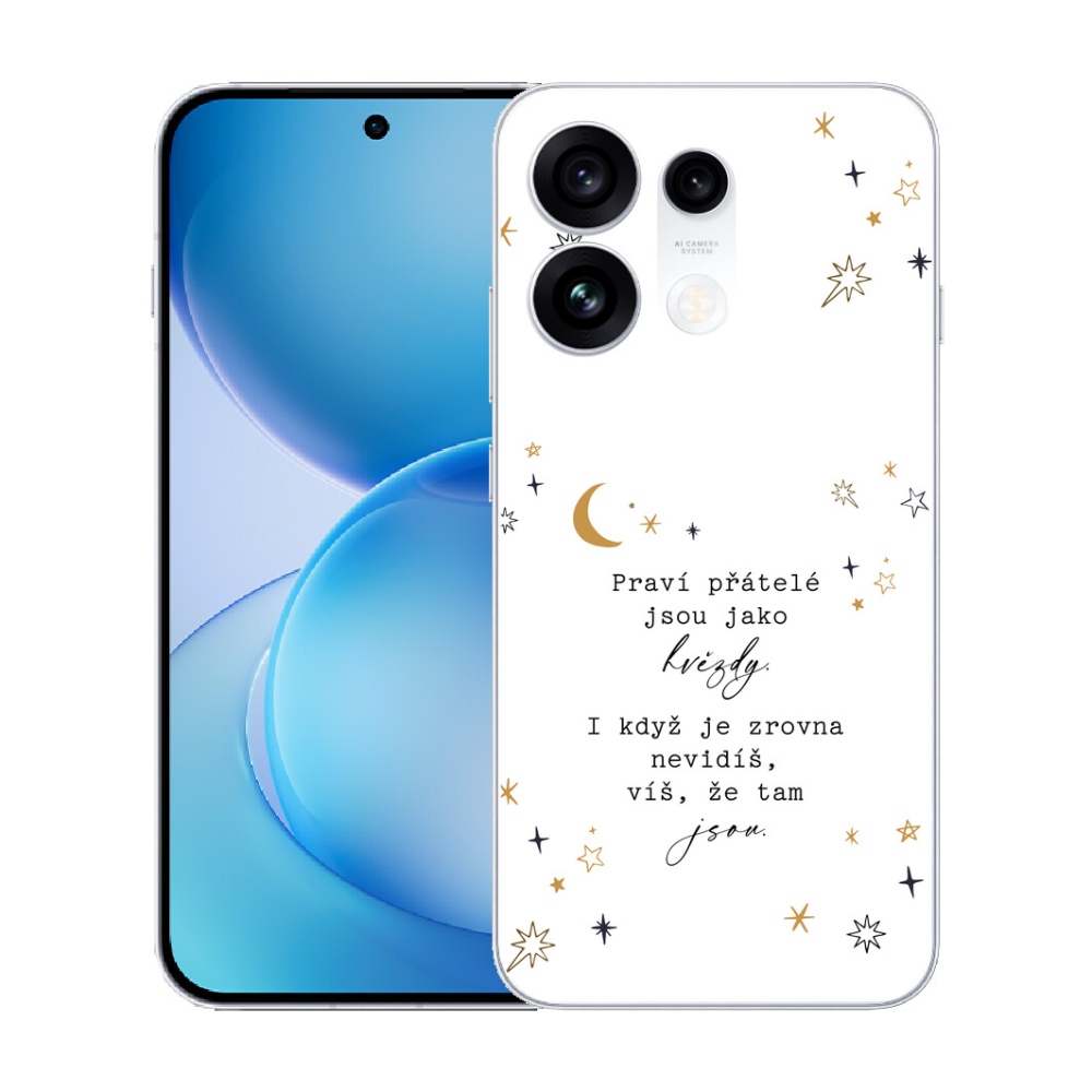 mmCase gél tok az Oppo Reno 16 Pro 5G-hez – idézet 6, fehér háttérrel