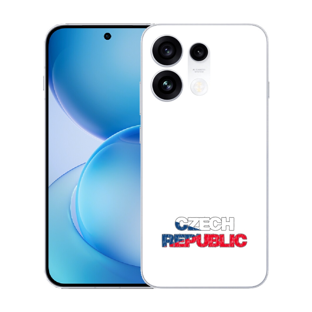 mmCase gél tok az Oppo Reno 16 Pro 5G-hez – Csehország, fehér háttér