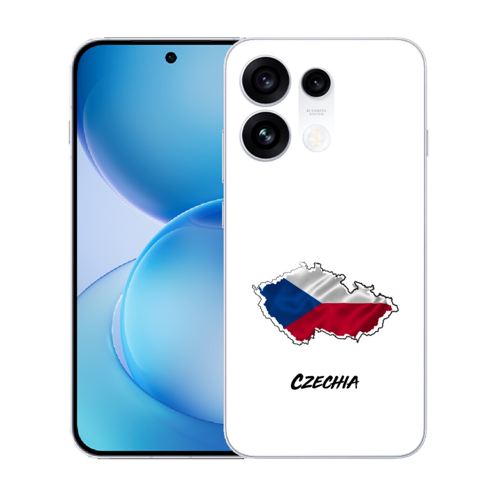mmCase gél tok az Oppo Reno 16 Pro 5G-hez – Czechia, fehér háttér