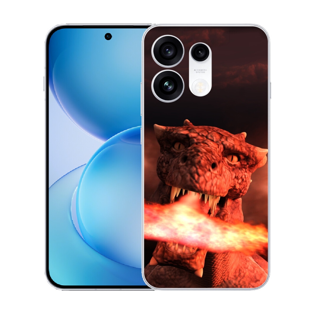 mmCase gél tok az Oppo Reno 16 Pro 5G-hez – sárkány