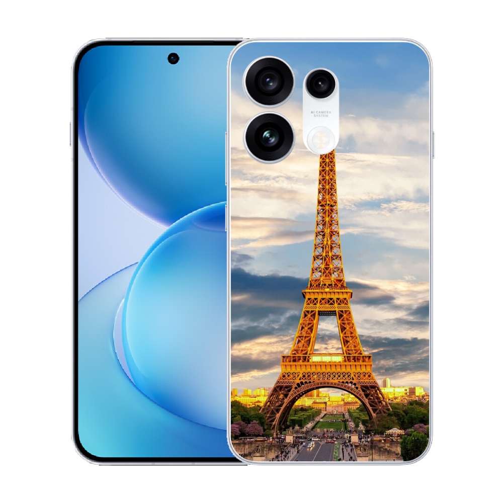 mmCase gél tok az Oppo Reno 16 Pro 5G-hez – Eiffel-torony 3