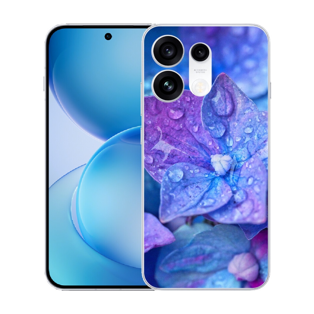 mmCase gél tok az Oppo Reno 16 Pro 5G-hez – lila virág