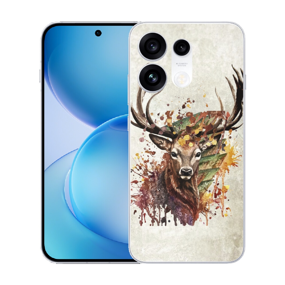 mmCase gél tok az Oppo Reno 16 Pro 5G-hez – szarvas 1