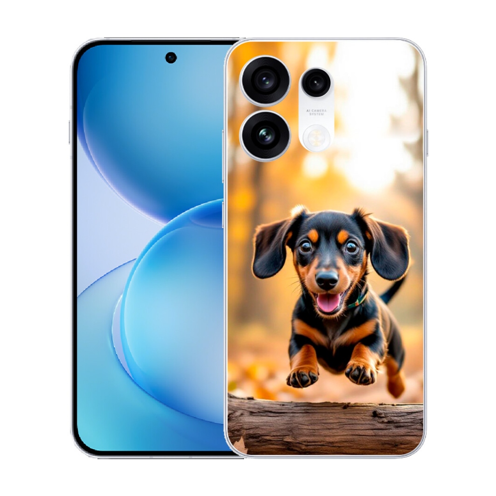 mmCase gél tok az Oppo Reno 16 Pro 5G-hez – dachshund 2
