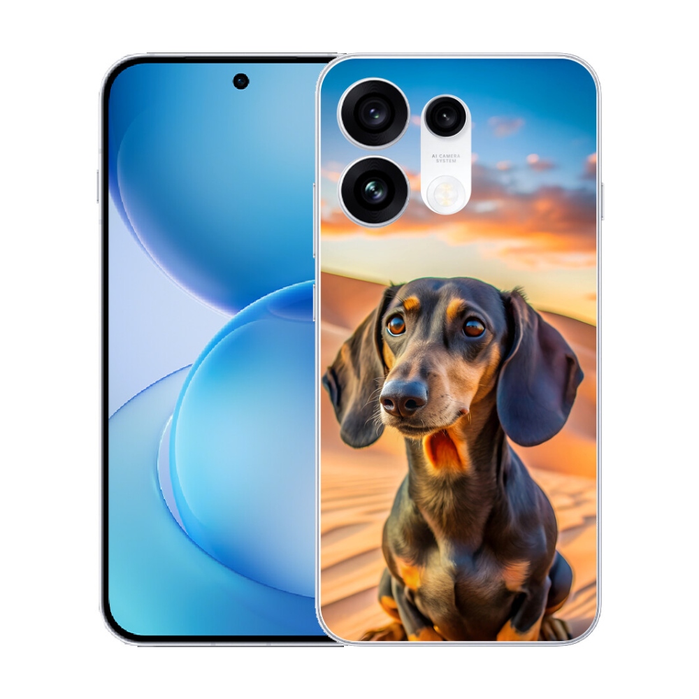 mmCase gél tok az Oppo Reno 16 Pro 5G-hez – tacskó 3 