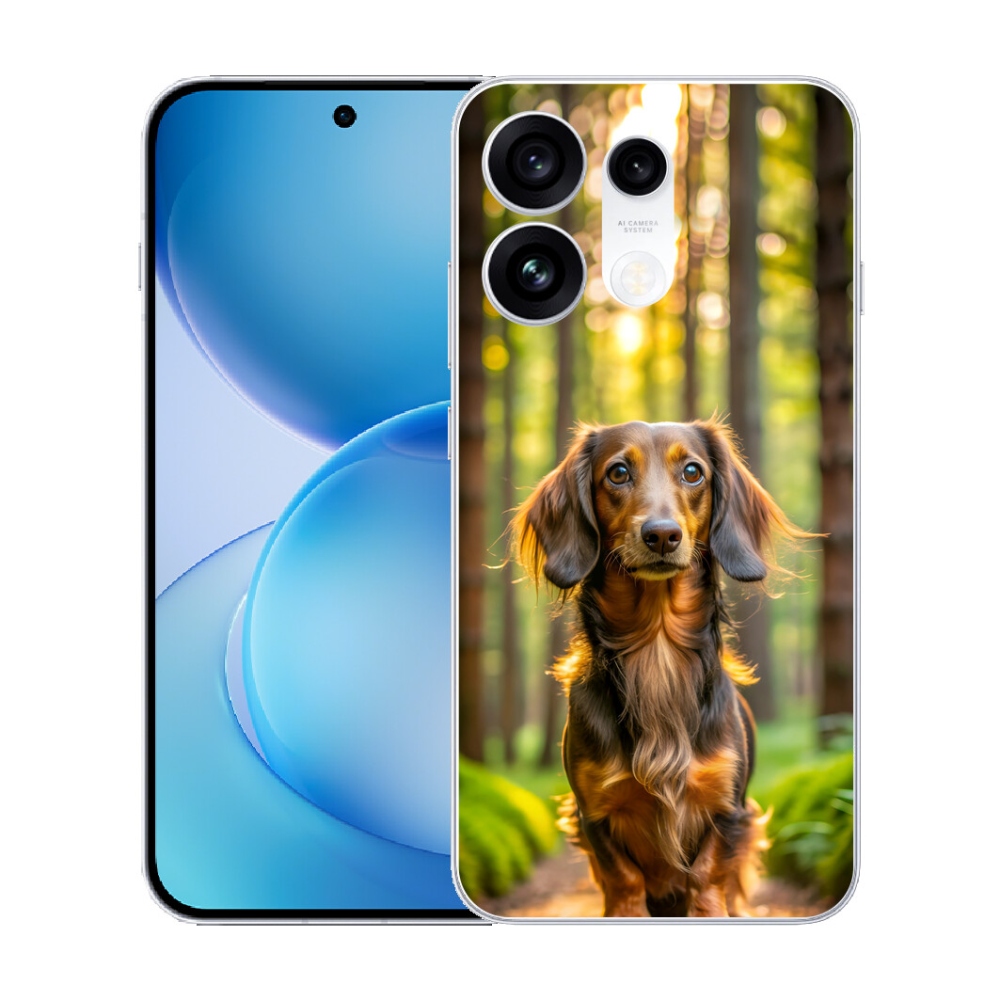 mmCase gél tok az Oppo Reno 16 Pro 5G-hez – dachshund 4