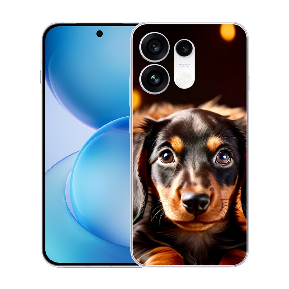 mmCase gél tok az Oppo Reno 16 Pro 5G-hez – dachshund