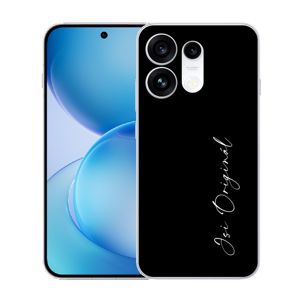 mmCase gél tok az Oppo Reno 16 Pro 5G-hez – eredeti, fekete háttérrel