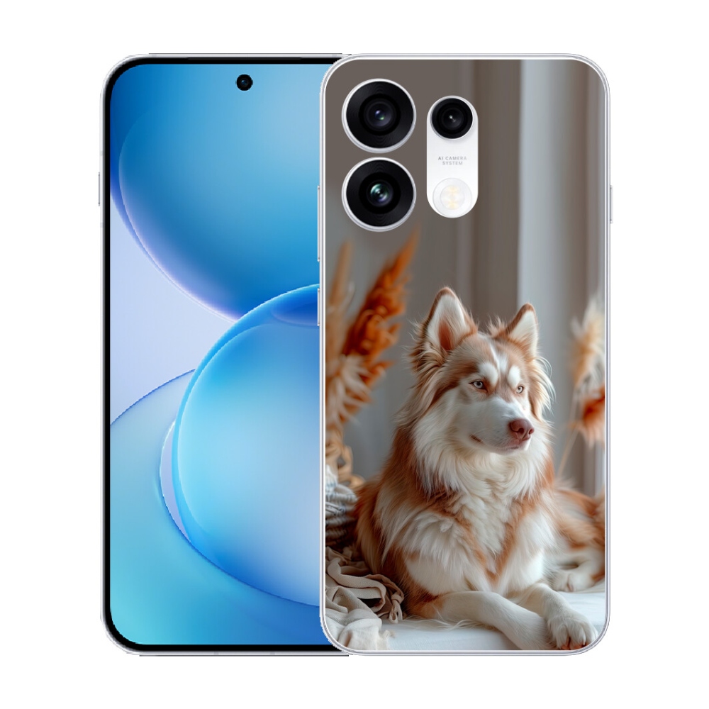 mmCase géltok az Oppo Reno 16 Pro 5G-hez – nyugodt szibériai husky