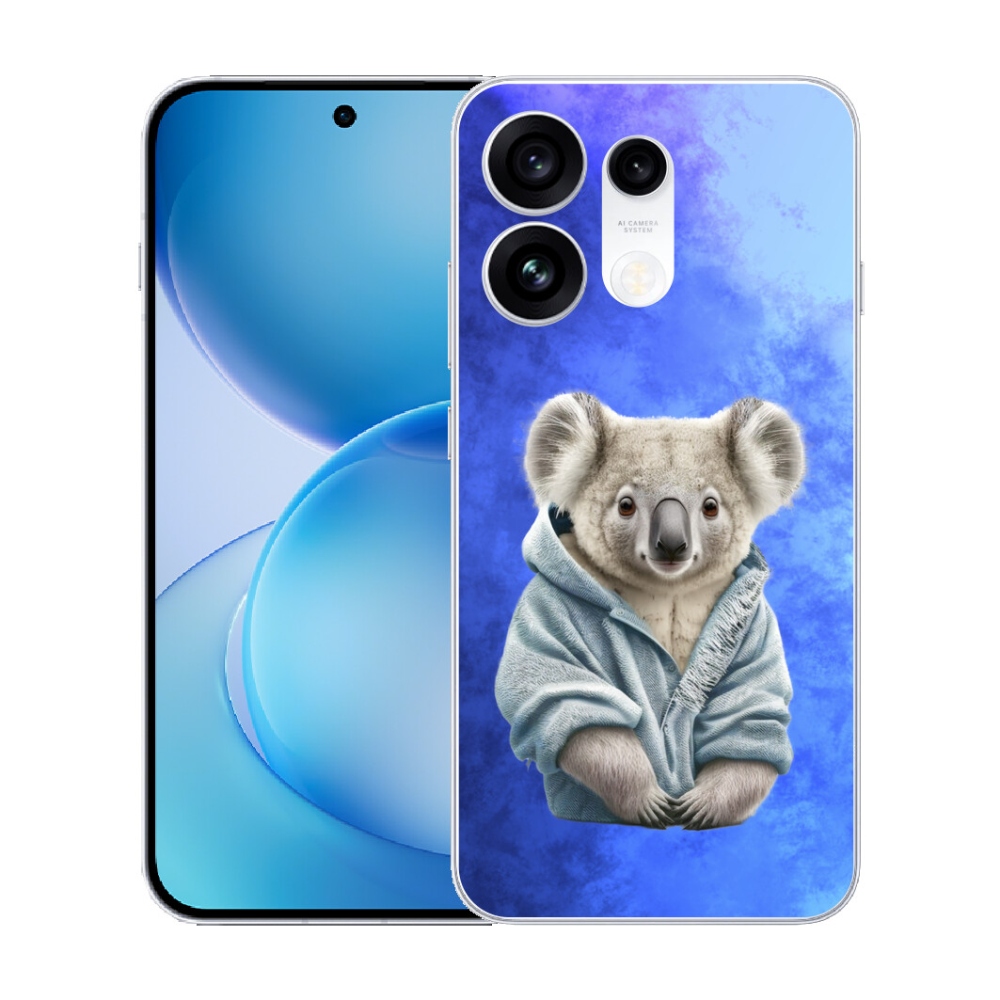 mmCase gél tok az Oppo Reno 16 Pro 5G-hez – pulóveres koala