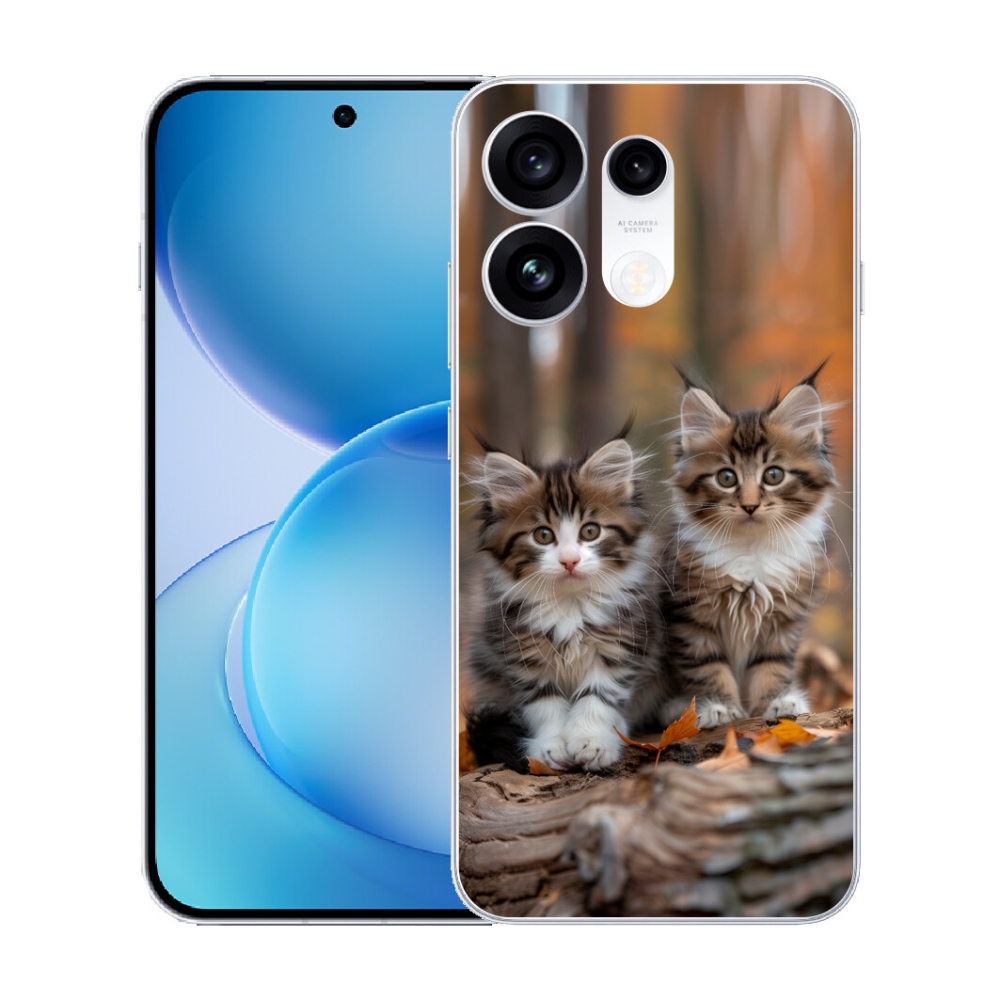 mmCase gél tok az Oppo Reno 16 Pro 5G-hez – macska-duó 3