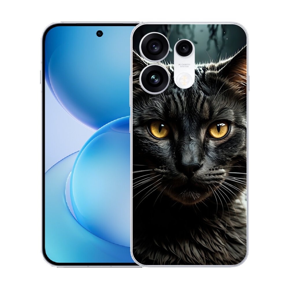 mmCase gél tok az Oppo Reno 16 Pro 5G-hez – macska tekintet 3