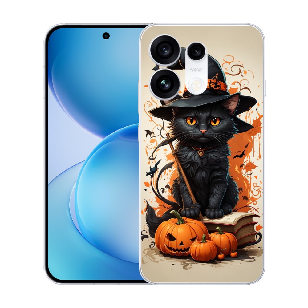 mmCase gél tok az Oppo Reno 16 Pro 5G-hez – varázsló macska