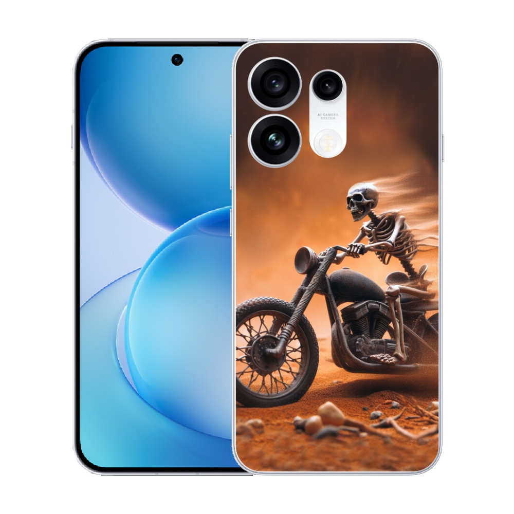 mmCase gél tok az Oppo Reno 16 Pro 5G-hez – motoros motívummal