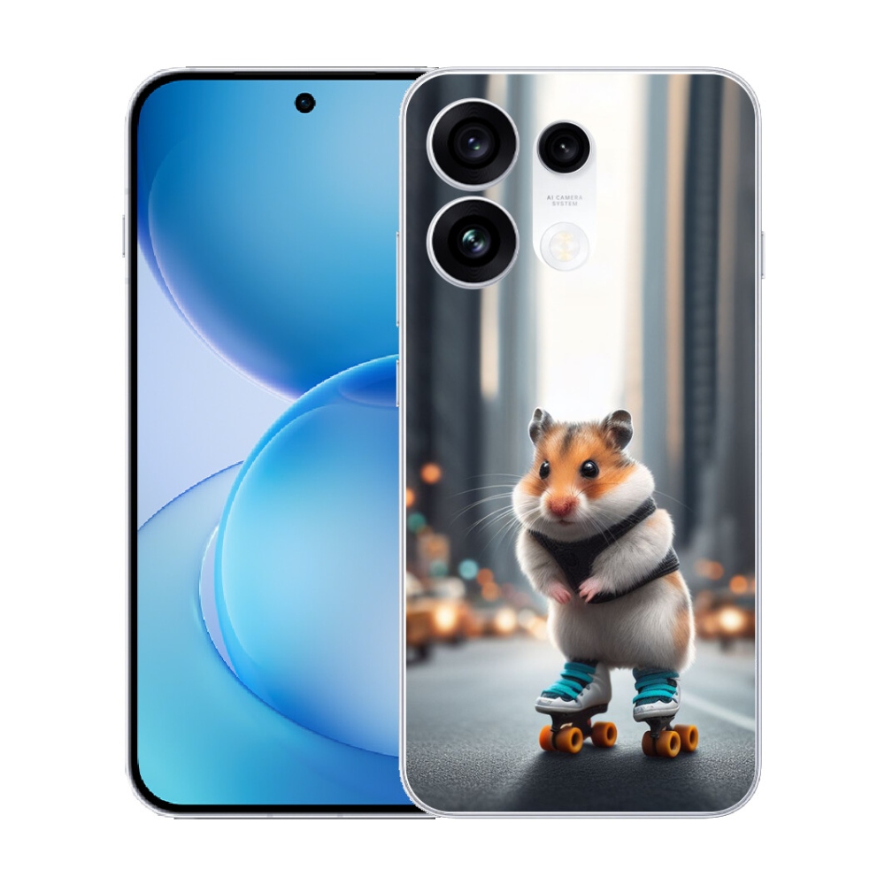 mmCase gél tok az Oppo Reno 16 Pro 5G-hez – korcsolyás hörcsög