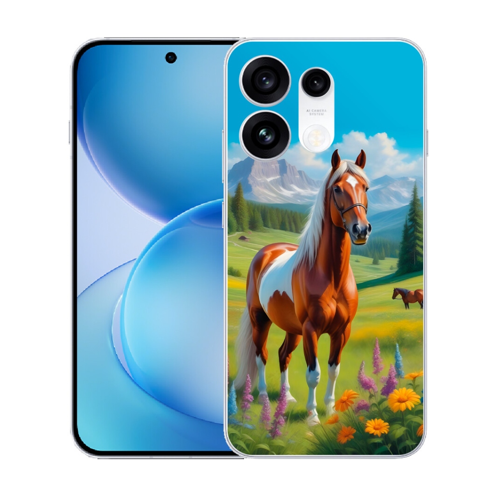 mmCase gél tok az Oppo Reno 16 Pro 5G-hez – ló a réten