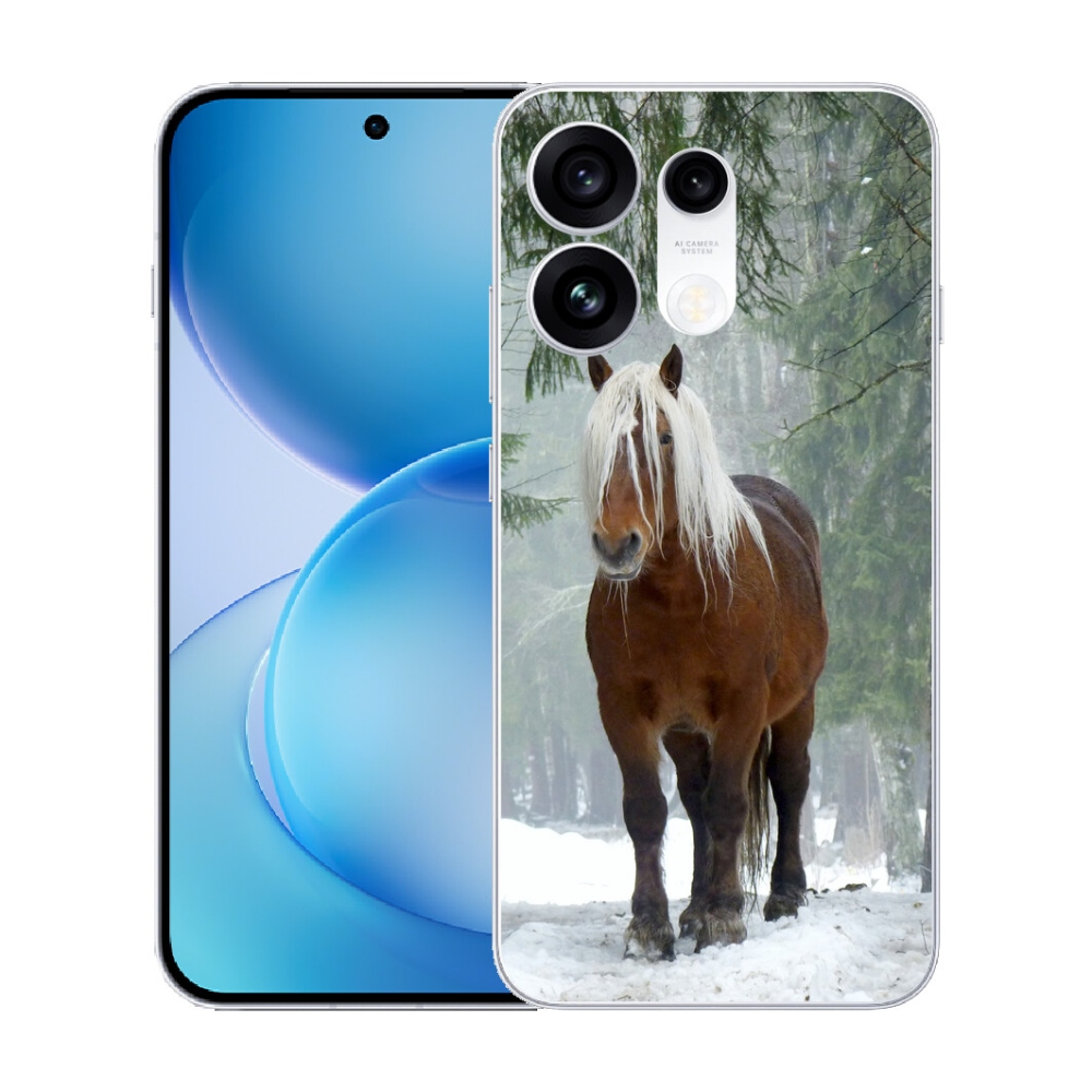 mmCase gél tok az Oppo Reno 16 Pro 5G-hez – ló az erdőben