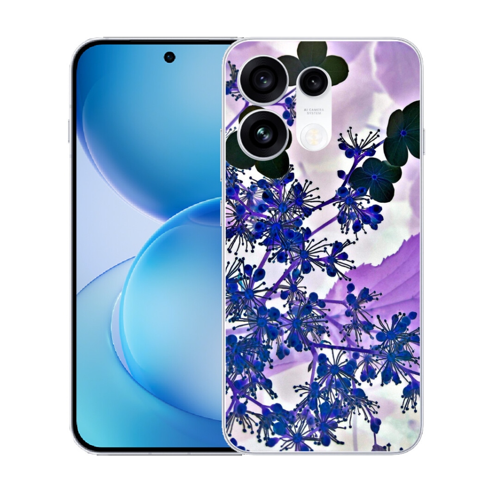 mmCase gél tok az Oppo Reno 16 Pro 5G-hez – hortenzia virág