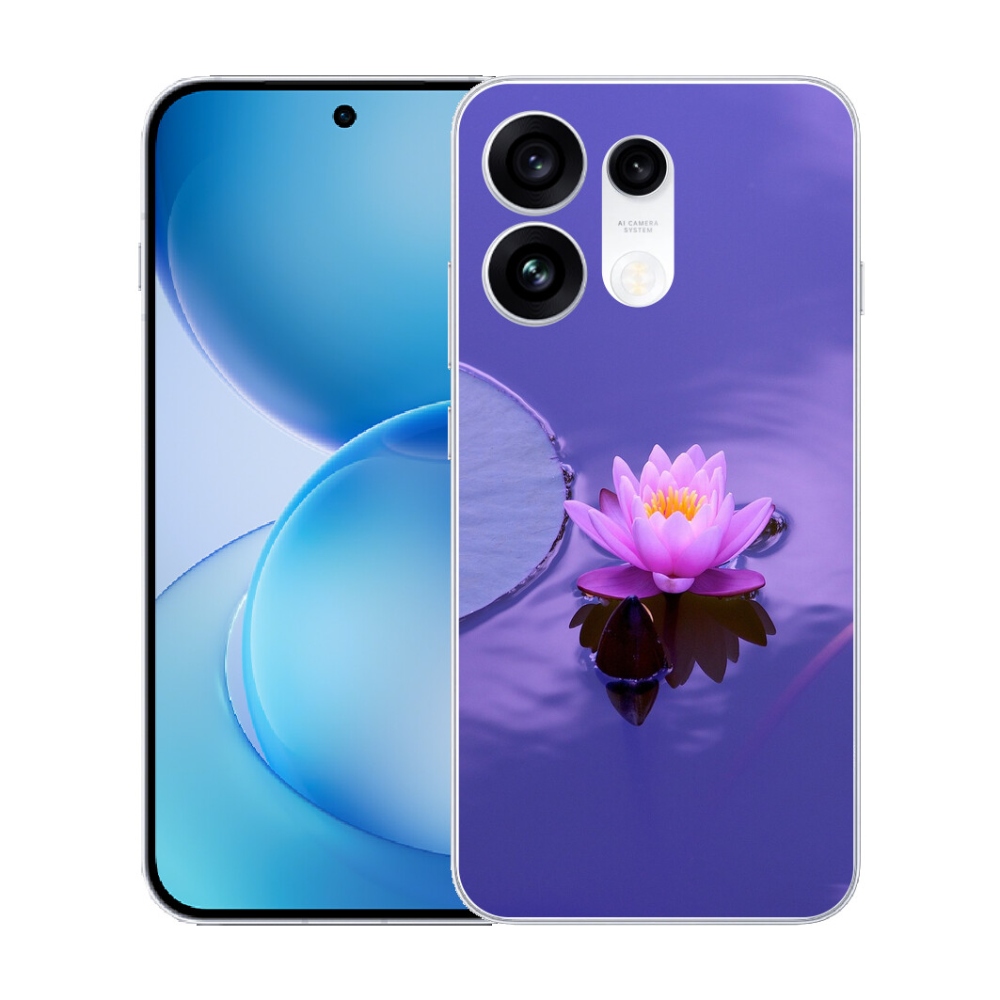 mmCase gél tok az Oppo Reno 16 Pro 5G-hez – virág a víz felszínén