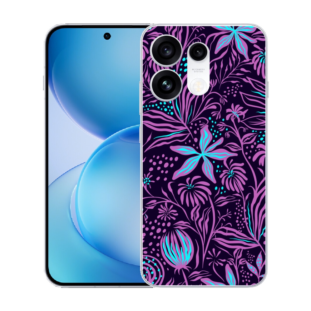 mmCase géltok az Oppo Reno 16 Pro 5G-hez – virágok 2