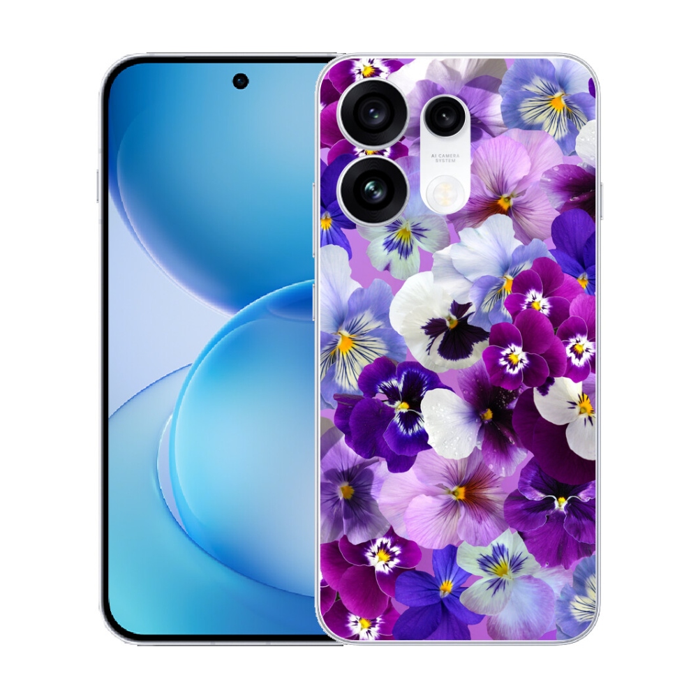 mmCase gél tok az Oppo Reno 16 Pro 5G-hez – virágok 9