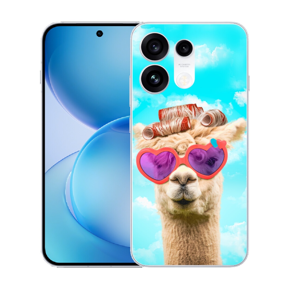 mmCase gél tok az Oppo Reno 16 Pro 5G-hez – szemüveges láma