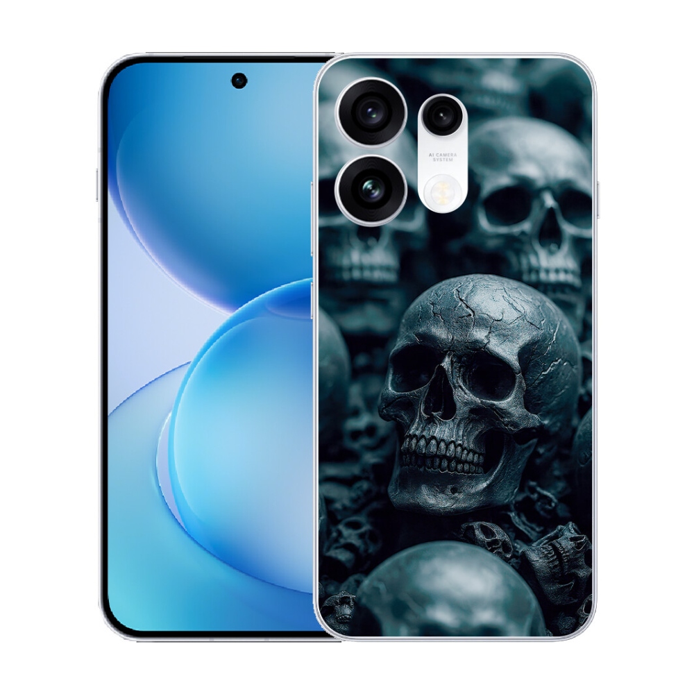 mmCase gél tok az Oppo Reno 16 Pro 5G-hez – koponya 2