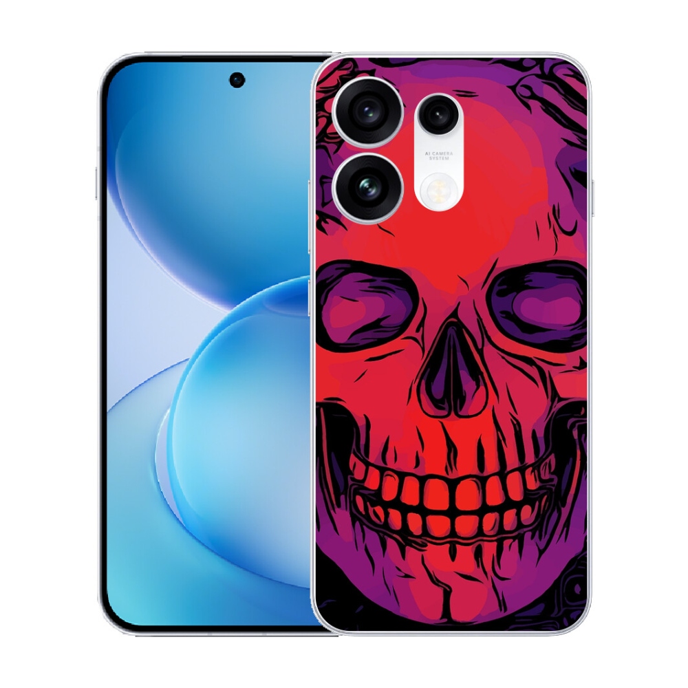 mmCase gél tok az Oppo Reno 16 Pro 5G-hez – koponya