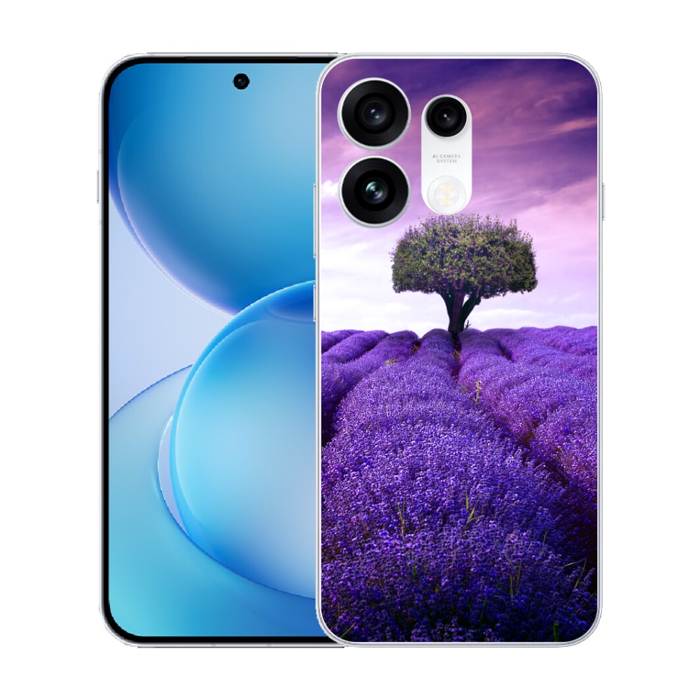 mmCase gél tok az Oppo Reno 16 Pro 5G-hez – levendulás rét