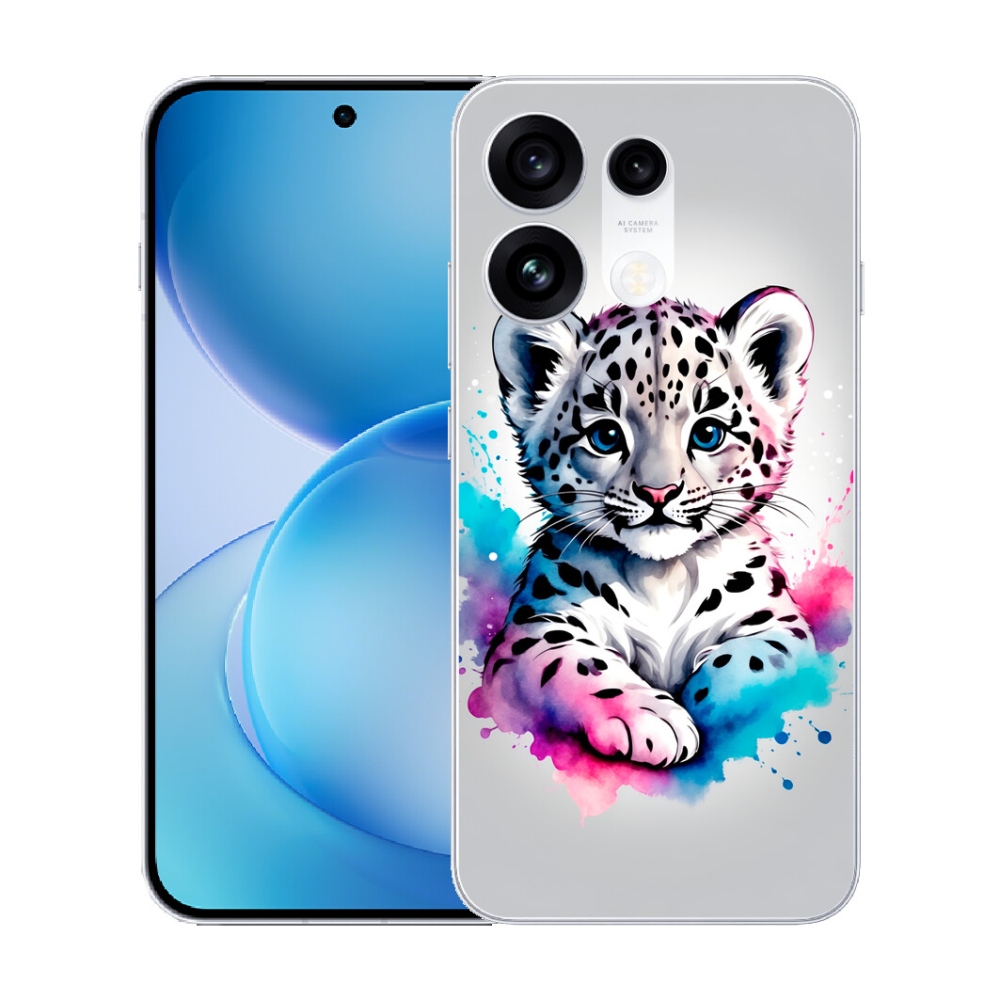 mmCase gél tok az Oppo Reno 16 Pro 5G-hez – leopárdkölyök