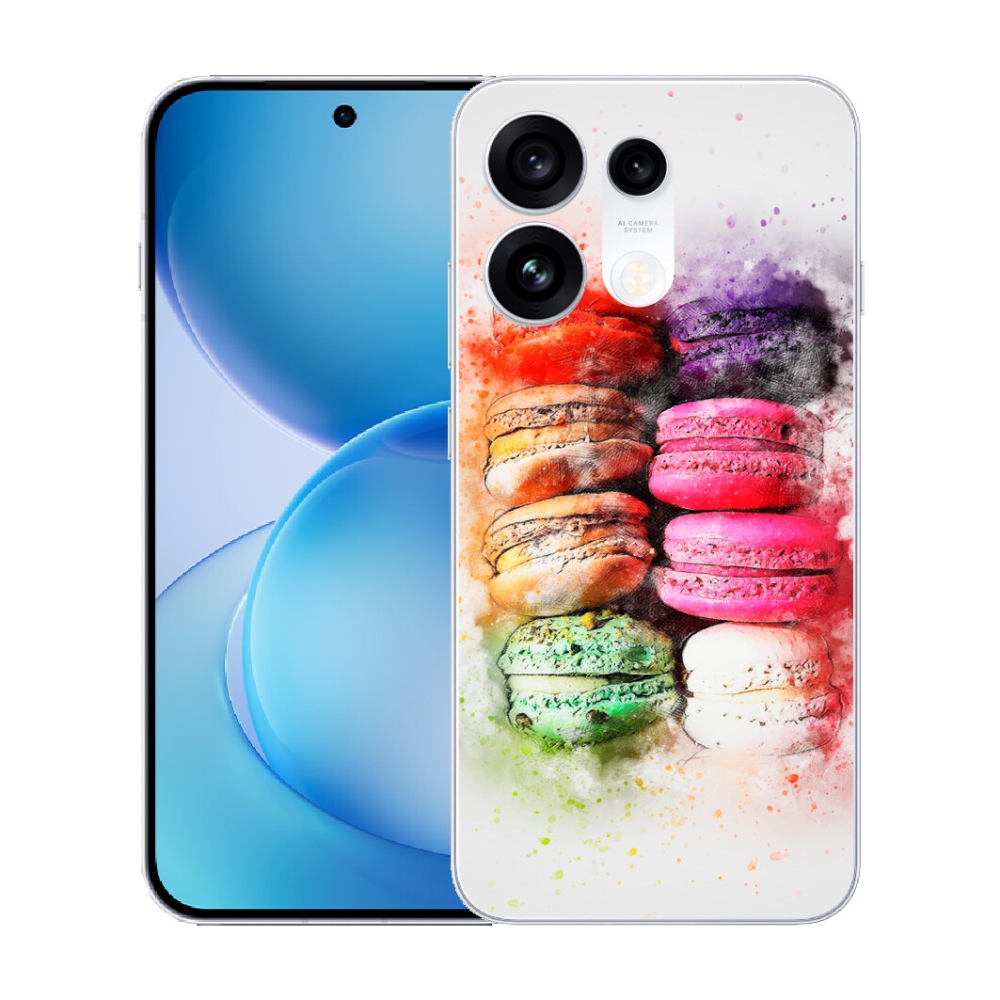 mmCase gél tok az Oppo Reno 16 Pro 5G-hez – macaronok