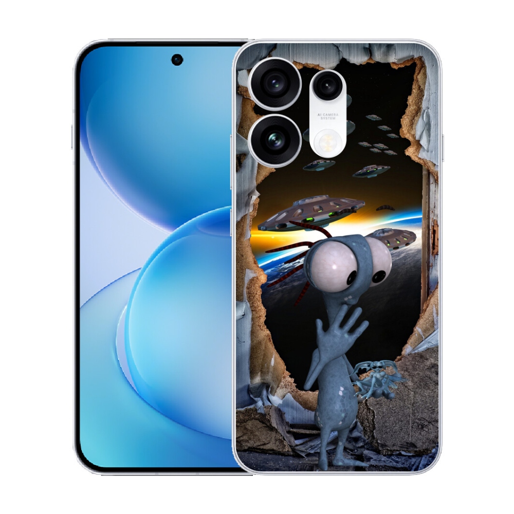 mmCase gél tok az Oppo Reno 16 Pro 5G-hez – „Földönkívüli”