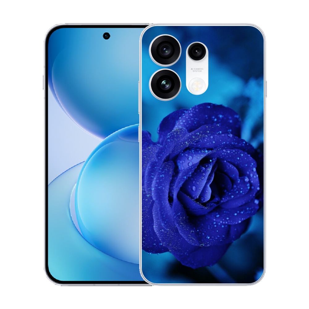 mmCase gél tok az Oppo Reno 16 Pro 5G-hez – kék rózsa