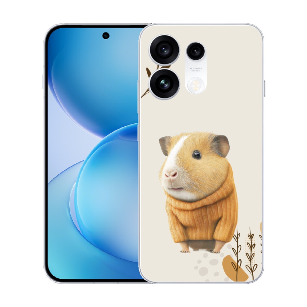 mmCase gél tok az Oppo Reno 16 Pro 5G-hez – pulóveres tengerimalac
