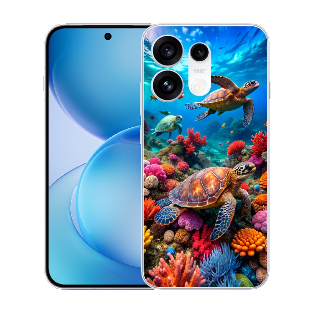 mmCase gél tok az Oppo Reno 16 Pro 5G-hez – Tengeri világ 2