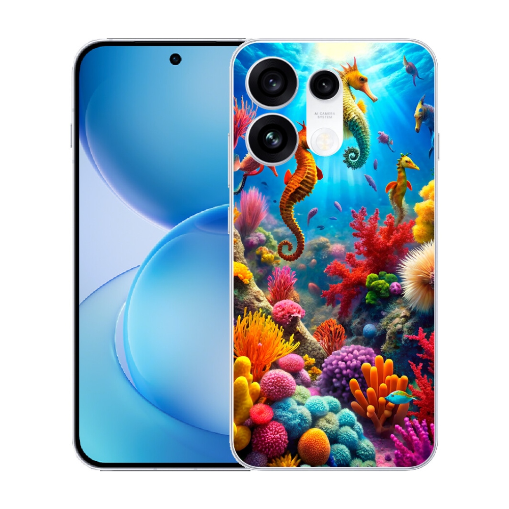 mmCase gél tok az Oppo Reno 16 Pro 5G-hez – tengeri világ 3