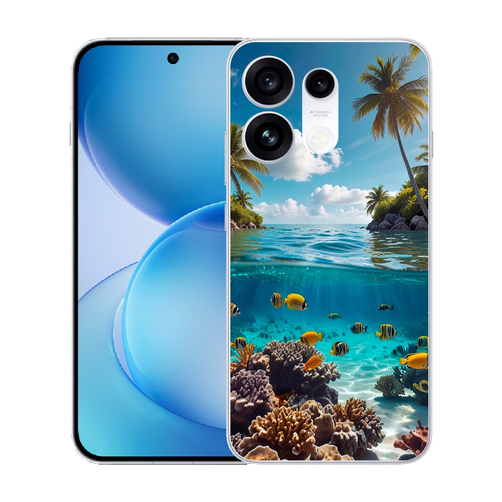 mmCase gél tok az Oppo Reno 16 Pro 5G-hez – tengeri világ 4