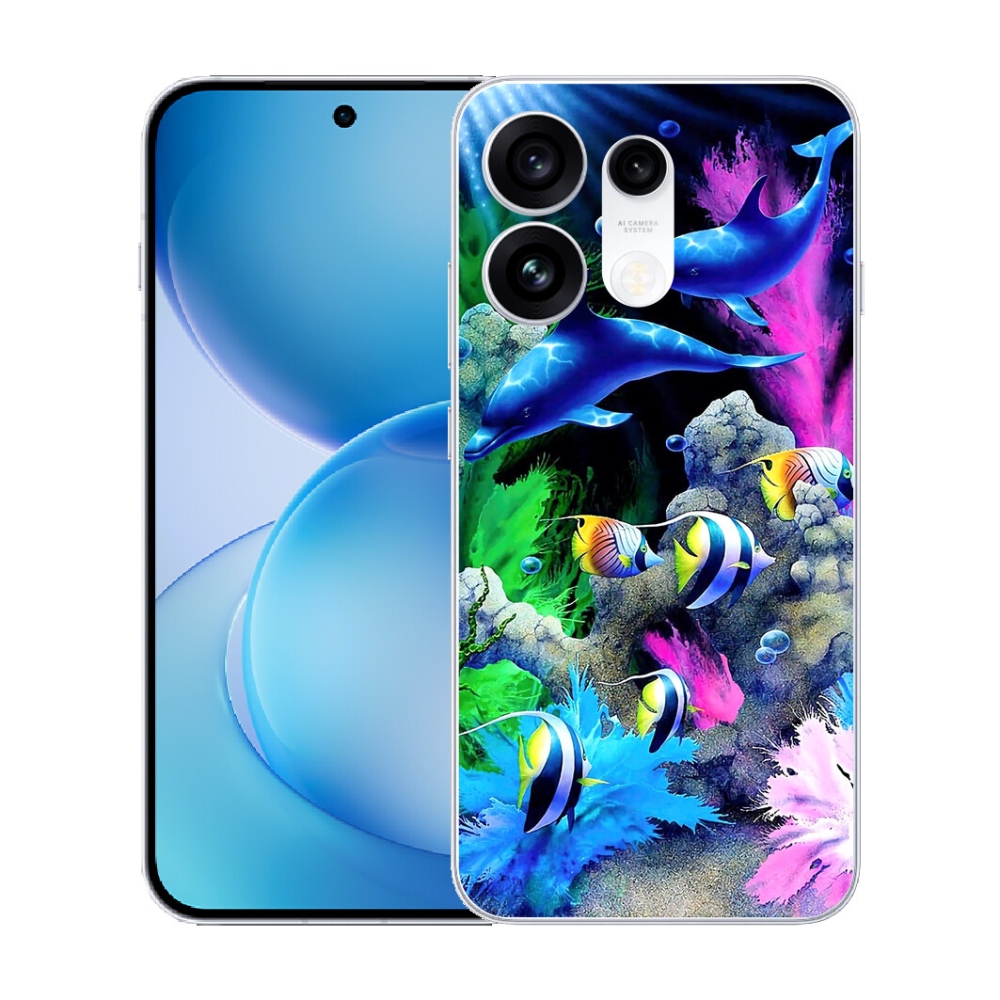 mmCase gél tok az Oppo Reno 16 Pro 5G-hez – tengeri világ