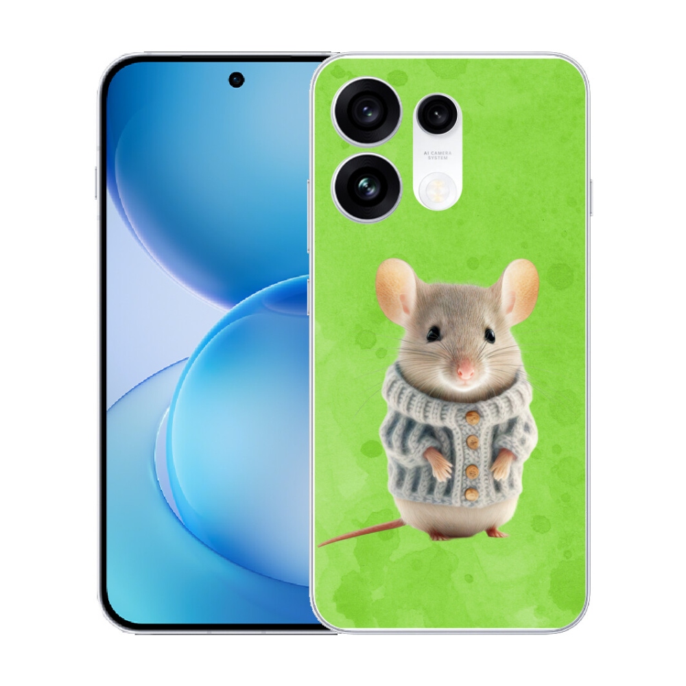 mmCase gél tok az Oppo Reno 16 Pro 5G-hez – pulóveres egér