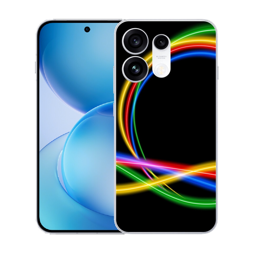 mmCase gél tok az Oppo Reno 16 Pro 5G-hez – neon körök