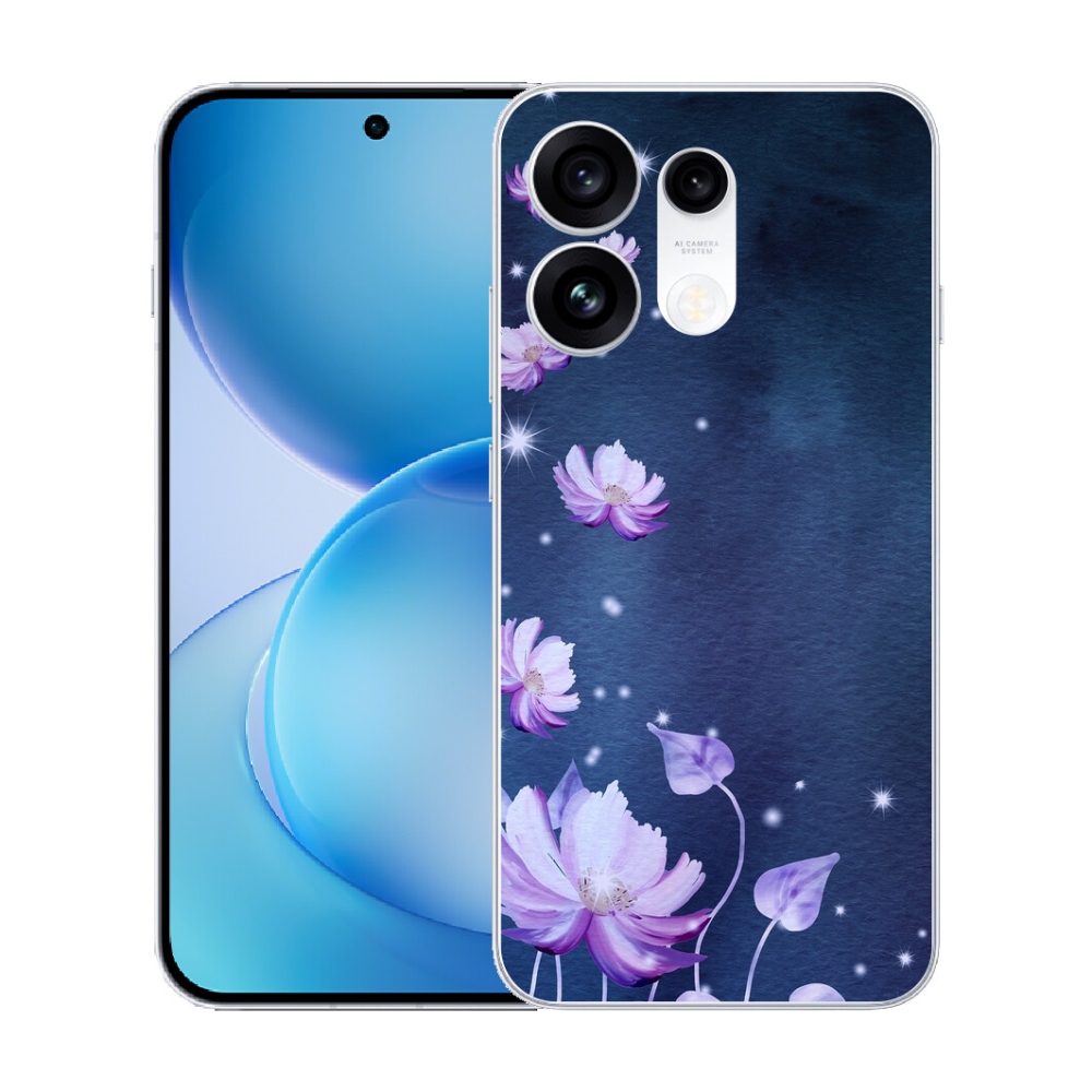 mmCase géltok az Oppo Reno 16 Pro 5G-hez – hulló virágok